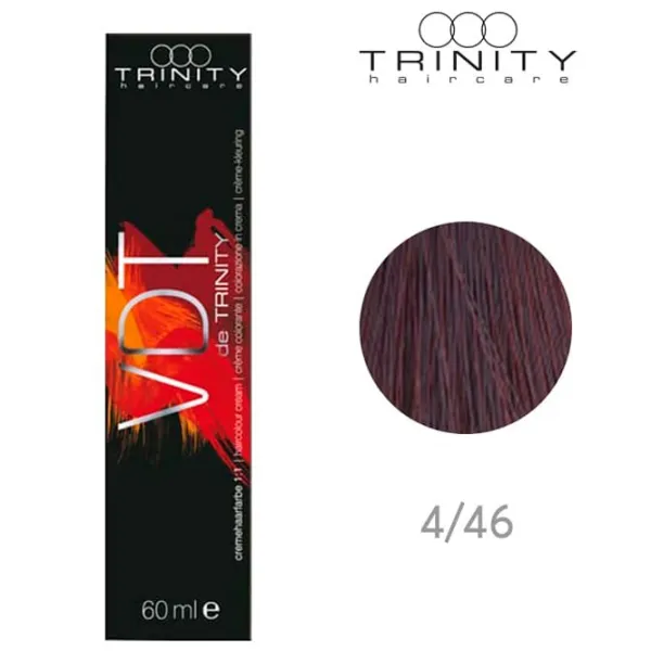 Краска для волос Trinity VDT Код цвета: 4-46, 60 мл photo 2 Краска для волос Trinity VDT Код цвета: 4-46, 60 мл photo 2