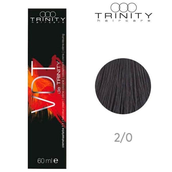 Vopsea de păr Trinity VDT Cod culoare: 2-0, 60 ml photo 2 Vopsea de păr Trinity VDT Cod culoare: 2-0, 60 ml photo 2
