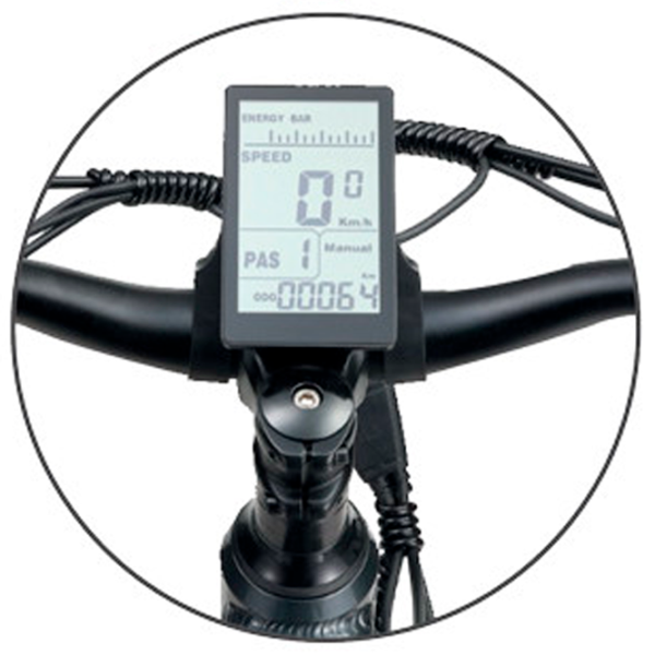 Bicicletă electrică ApeRyder Buffalo-F 26" Gray photo 5 Bicicletă electrică ApeRyder Buffalo-F 26" Gray photo 5