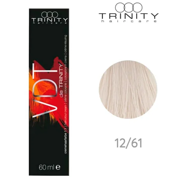 Vopsea de păr Trinity VDT Cod culoare: 12-61, 60 ml photo 2 Vopsea de păr Trinity VDT Cod culoare: 12-61, 60 ml photo 2
