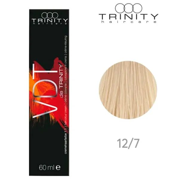Краска для волос Trinity VDT Код цвета: 12-7, 60 мл photo 2 Краска для волос Trinity VDT Код цвета: 12-7, 60 мл photo 2