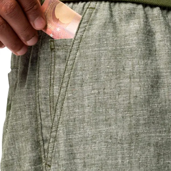 Pantaloni sportivi pentru bărbați Jack Wolfskin Sandroute Pants M XL/ Beige photo 4