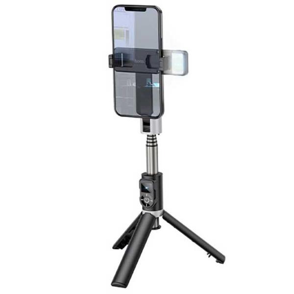 Штатив Hoco K16 Alloy Fill Light Live для смартфона/ Черный photo 2