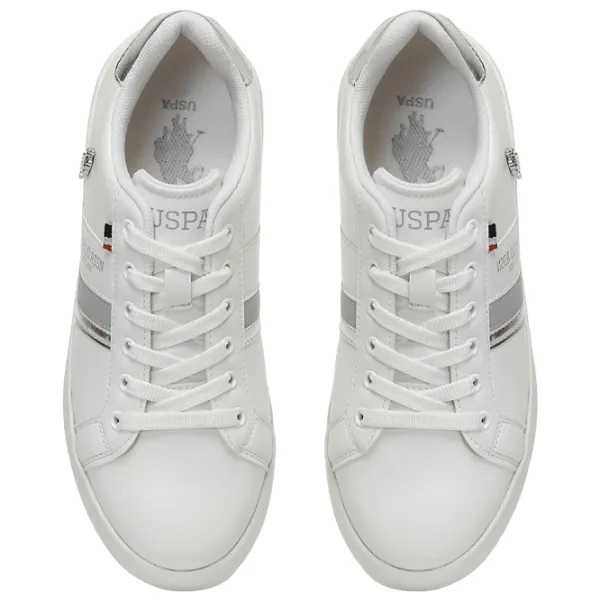 Adidași pentru femei U.S. Polo Assn. Eloza 3PR Primăvară/ White photo 4