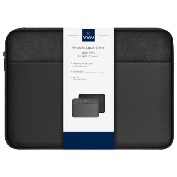 Чехол для ноутбука WIWU Minimalist 16"/ Черный photo 4