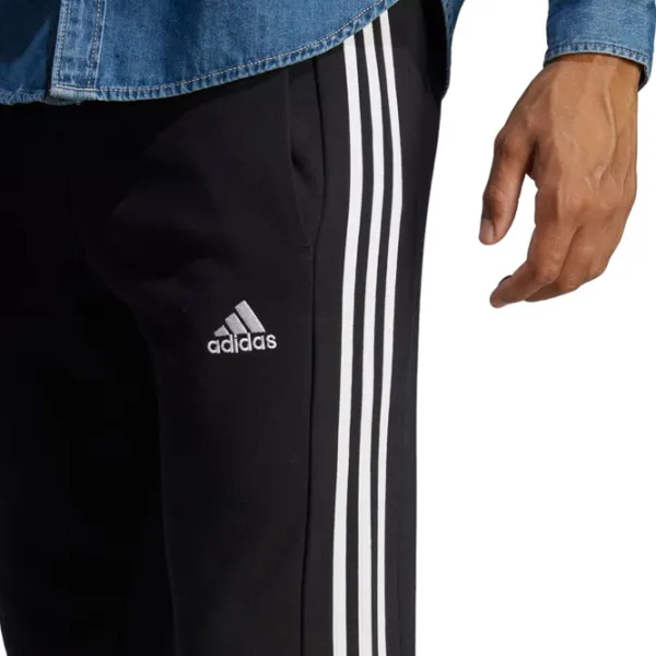 Спортивные брюки для мужчин Adidas Essentials French Terry Tapered Cuff 3S M/ Черный photo 7