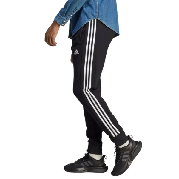 Спортивные брюки для мужчин Adidas Essentials French Terry Tapered Cuff 3S L/ Черный photo 3