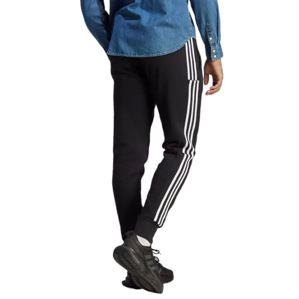 Спортивные брюки для мужчин Adidas Essentials French Terry Tapered Cuff 3S L/ Черный photo 4