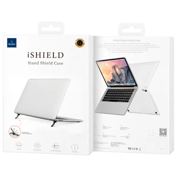 Husă pentru laptop WIWU iSHIELD Stand Shield 13.6"/ Transparent photo 7