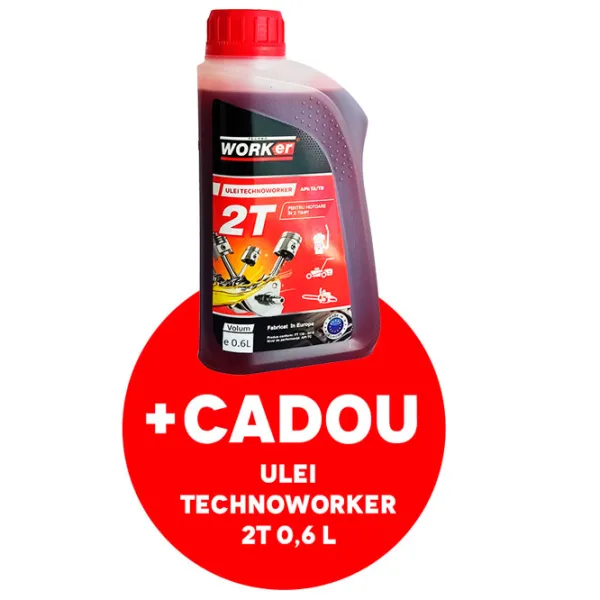 Триммер для травы Technoworker BC 43 PRO + Ulei 0.6 2T VOR57990 Оранжевый photo 3 Триммер для травы Technoworker BC 43 PRO + Ulei 0.6 2T VOR57990 Оранжевый photo 3