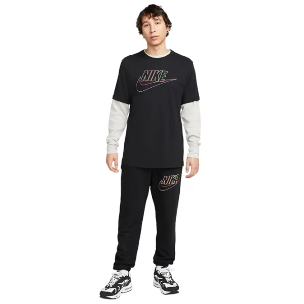Pantaloni sportivi pentru bărbați Nike M Nk Club+ Ft Cf Pant Mcf L/ Black photo 3