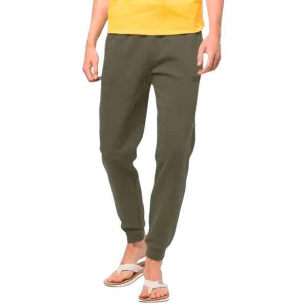 Pantaloni sportivi pentru bărbați Jack Wolfskin Essential Sweat Pants M dusty XL / Olive photo 2