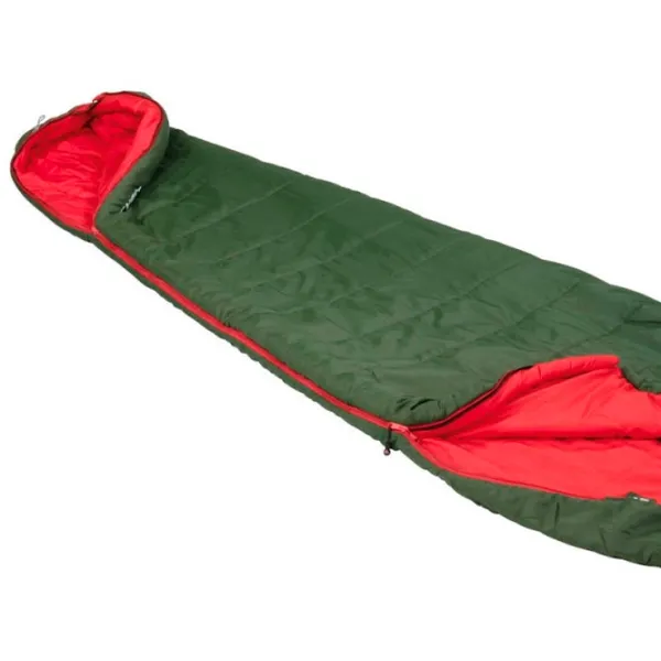 Спальный мешок High Peak Pak 1000 Polyester/ Зелёный Красный photo 2 Спальный мешок High Peak Pak 1000 Polyester/ Зелёный Красный photo 2