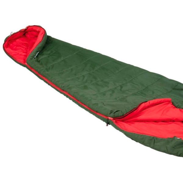 Спальный мешок High Peak Pak 1000 Polyester/ Зелёный Красный photo 2 Спальный мешок High Peak Pak 1000 Polyester/ Зелёный Красный photo 2