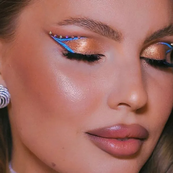 Тени для век 7DAYS BColour Glitter 1.1 г/ 02 Champagne photo 2