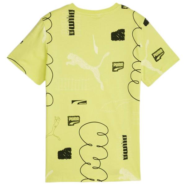 Tricou pentru băieți Puma Classics Brand Love Aop Tee B 128/ Lime Sheen photo 2 Tricou pentru băieți Puma Classics Brand Love Aop Tee B 128/ Lime Sheen photo 2