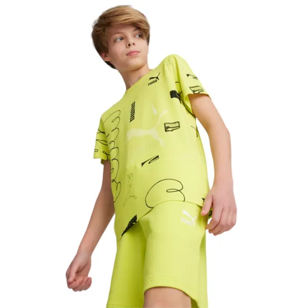 Tricou pentru băieți Puma Classics Brand Love Aop Tee B 176/ Lime Sheen photo 3 Tricou pentru băieți Puma Classics Brand Love Aop Tee B 176/ Lime Sheen photo 3