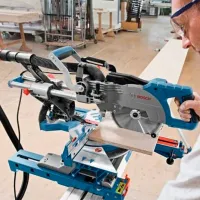 Fierăstrău pentru tăieri înclinate Bosch GCM 8 SJL 216 mm/ Blue photo 6