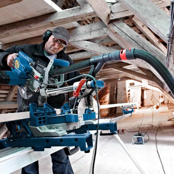 Fierăstrău pentru tăieri înclinate Bosch GCM 8 SJL 216 mm/ Blue photo 7
