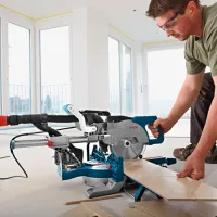 Fierăstrău pentru tăieri înclinate Bosch GCM 8 SJL 216 mm/ Blue photo 8