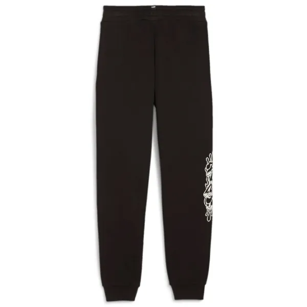 Pantaloni sportivi pentru băieți Puma Ess+ Mid 90S Pants Tr 152/ Black photo 2