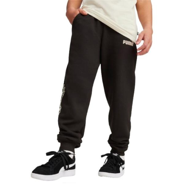 Pantaloni sportivi pentru băieți Puma Ess+ Mid 90S Pants Tr 152/ Black photo 3