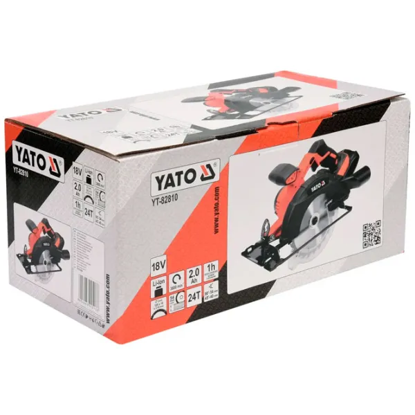 Дисковая пила Yato YT-82810 165 мм/ Красный photo 3