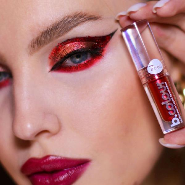 Тени для век 7DAYS BColour Multichrome Liquid 1.5 мл/ 01 Hell Fire photo 2