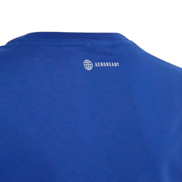 Tricou pentru băieți Adidas B Hiit Gfx Tee 140/ Blue photo 5