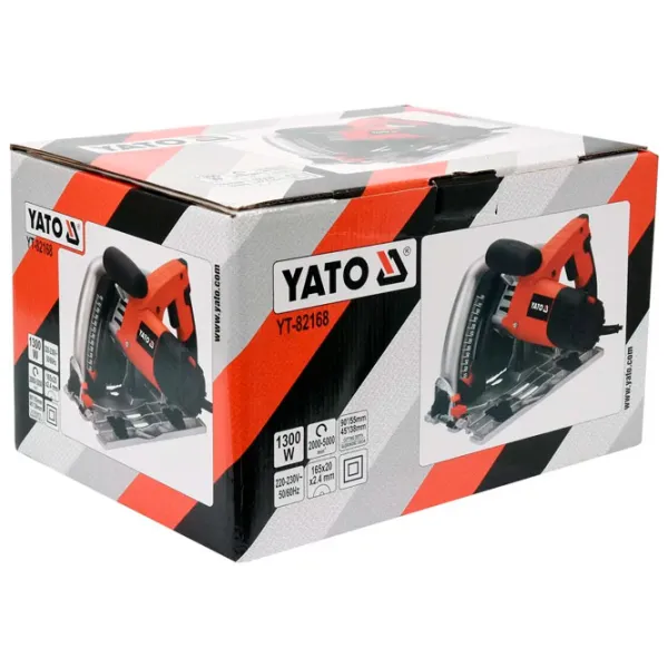 Дисковая пила Yato YT-82168 165 мм/ Красный photo 4