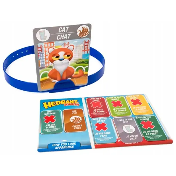 Настольная игра Spin Master Hedbanz Junior 5+/ Развитие photo 2 Настольная игра Spin Master Hedbanz Junior 5+/ Развитие photo 2