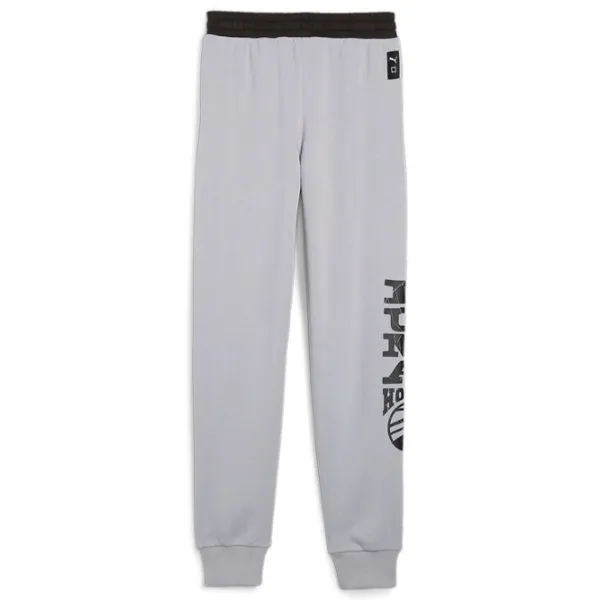 Pantaloni sportivi pentru băieți Puma Basketball Blueprint Sweatpants Tr 164/ Gray photo 2 Pantaloni sportivi pentru băieți Puma Basketball Blueprint Sweatpants Tr 164/ Gray photo 2