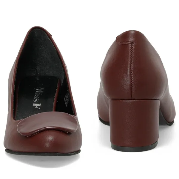 Pantofi pentru femei Miss F DW23006 3PR 39/ Bordo photo 5 Pantofi pentru femei Miss F DW23006 3PR 39/ Bordo photo 5