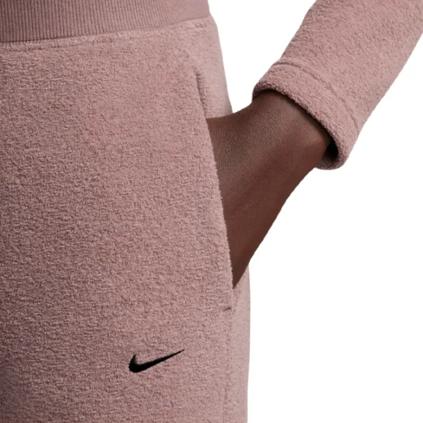 Pantaloni sportivi pentru femei Nike W Nsw Phnx Plsh Hr Pant Wide XS/ Pink photo 4 Pantaloni sportivi pentru femei Nike W Nsw Phnx Plsh Hr Pant Wide XS/ Pink photo 4