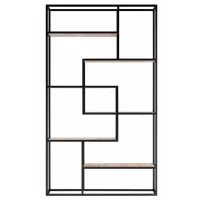 Стеллаж Deco Athena 2 210см x 120см x 30см cm/ Металл/ Black photo 2