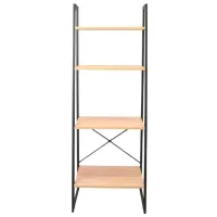 Стеллаж Deco Amara 180см x 64см x 44см cm/ ЛДСП/ Black photo 2