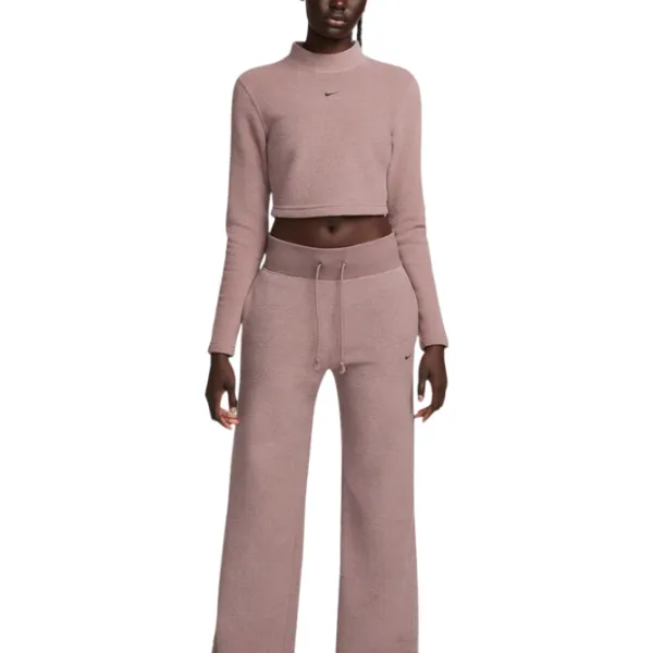 Спортивные брюки для женщин Nike W Nsw Phnx Plsh Hr Pant Wide M/ Розовый photo 2 Спортивные брюки для женщин Nike W Nsw Phnx Plsh Hr Pant Wide M/ Розовый photo 2