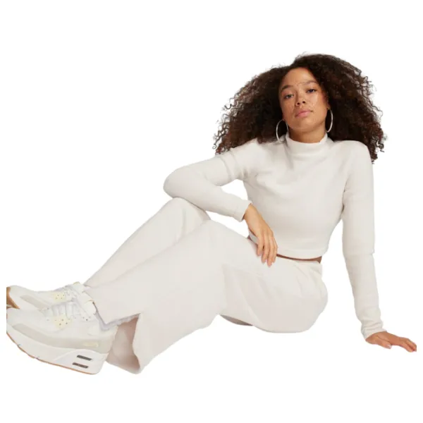 Спортивные брюки для женщин Nike W Nsw Phnx Plsh Hr Pant Wide S/ Белый photo 3