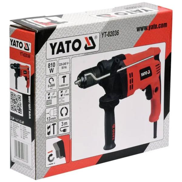 Mașină de găurit Yato YT-82036 810 W/ 2800 rot/ min photo 4