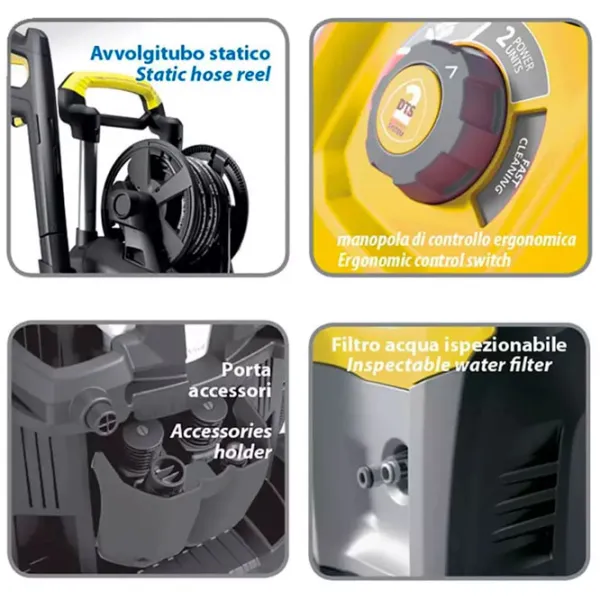 Maşină de curăţat cu presiune Annovi Reverberi 4K Twin Flow 2500 W/ Yellow photo 5