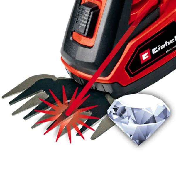 Mașină de tuns gard viu Einhell GE-CG 18/ 100 Li T-Solo 34.103.10 Red photo 2