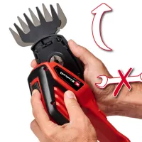 Mașină de tuns gard viu Einhell GE-CG 18/ 100 Li T-Solo 34.103.10 Red photo 3