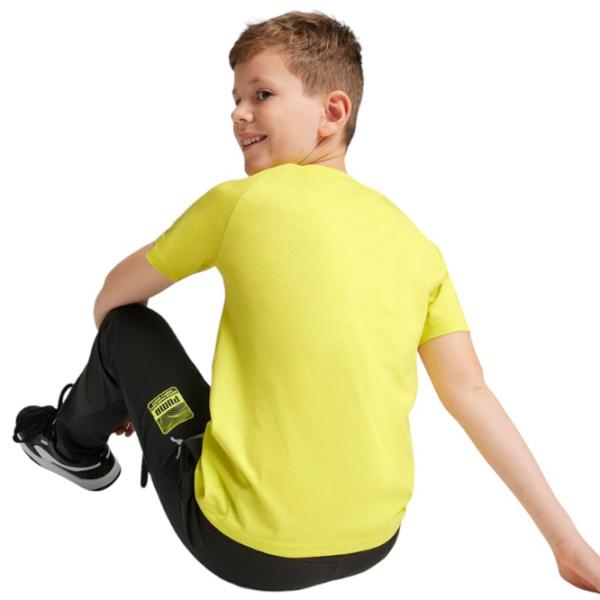 Tricou pentru băieți Puma Active Sports Graphic Tee B 152/ Lime Sheen photo 4 Tricou pentru băieți Puma Active Sports Graphic Tee B 152/ Lime Sheen photo 4