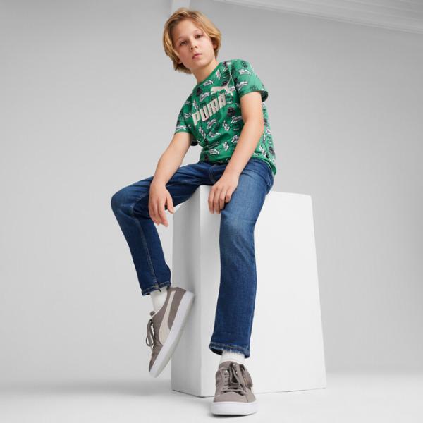 Футболка для мальчиков Puma Ess+ Mid 90S Aop Tee B 164/ Зелёный photo 5