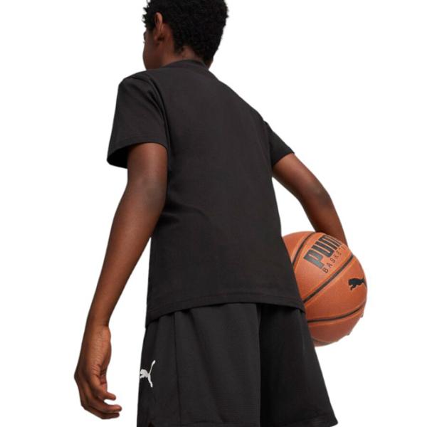 Футболка для мальчиков Puma Basketball Blueprint Tee B 152 / Черный photo 4