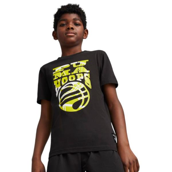 Tricou pentru băieți Puma Basketball Blueprint Tee B 176 / Black photo 3 Tricou pentru băieți Puma Basketball Blueprint Tee B 176 / Black photo 3