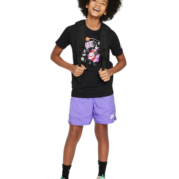 Tricou pentru băieți Nike K Nsw Tee Boxy 1 M / Black photo 3