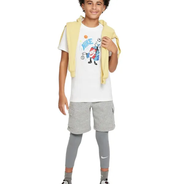 Tricou pentru băieți Nike K Nsw Tee Boxy 1 XS / White photo 3 Tricou pentru băieți Nike K Nsw Tee Boxy 1 XS / White photo 3