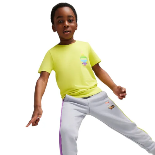 Футболка для мальчиков Puma X Trolls Tee 116/ Lime Sheen photo 5