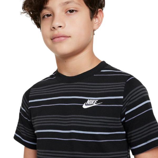 Футболка для мальчиков Nike K Nsw Tee Club Stripe M/ Черный photo 4